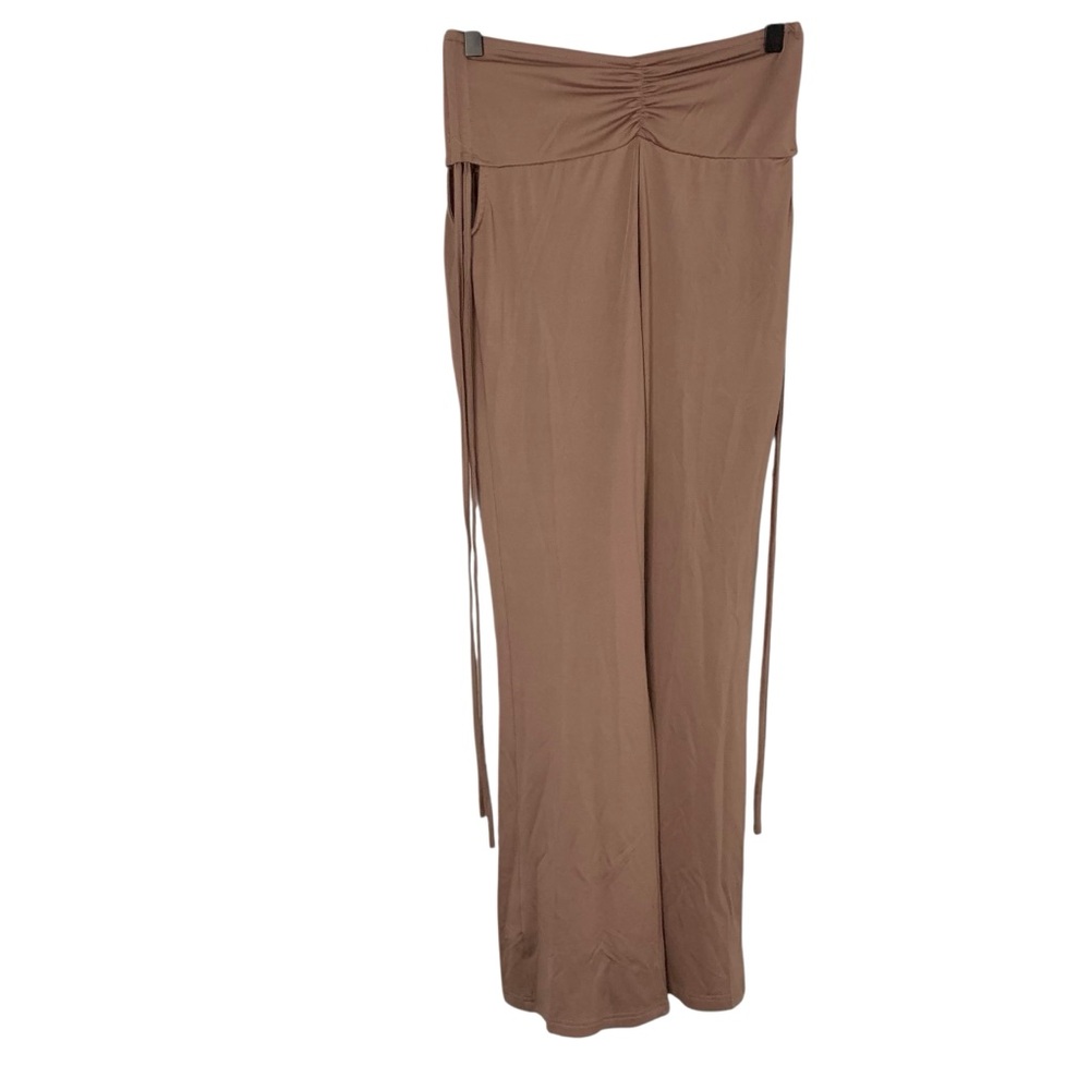 NWT Sister Party Medium Stretchy Side Cut Out Tie Pull On Pants Festival Mauve